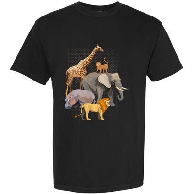 Safari Squad African Safari Animals Funny Zoo Animal Lovers Garment-Dyed Heavyweight T-Shirt