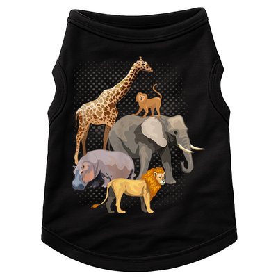 Safari Squad African Safari Animals Funny Zoo Animal Lovers Doggie Tank
