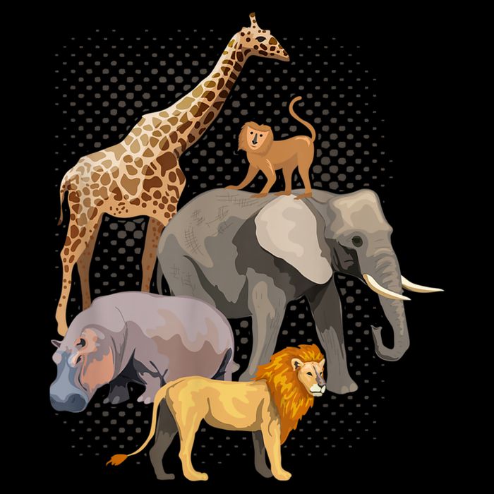 Safari Squad African Safari Animals Funny Zoo Animal Lovers Cooling Performance Crew T-Shirt