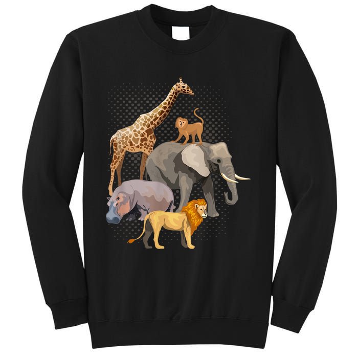 Safari Squad African Safari Animals Funny Zoo Animal Lovers Sweatshirt