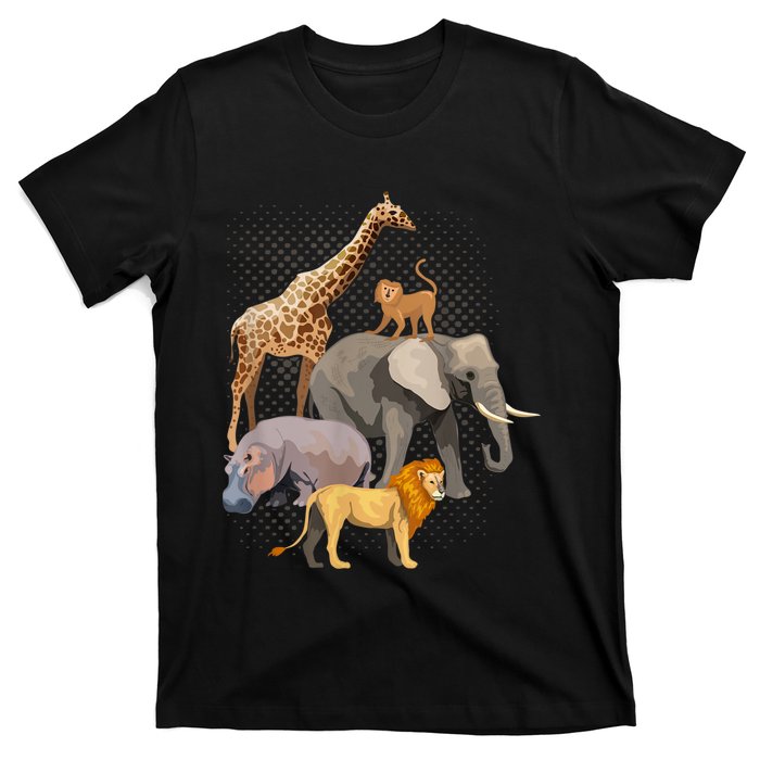 Safari Squad African Safari Animals Funny Zoo Animal Lovers T-Shirt