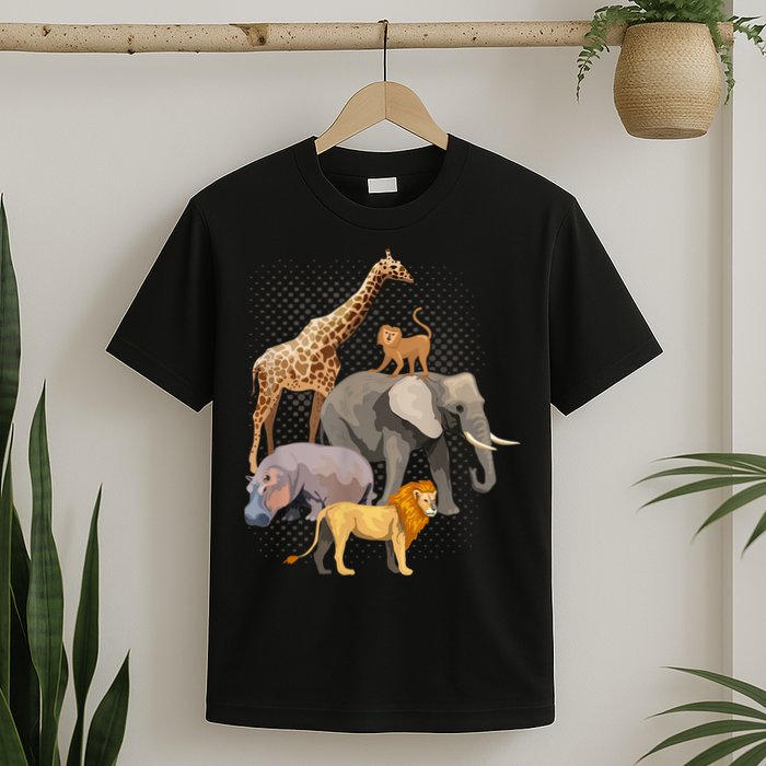 Safari Squad African Safari Animals Funny Zoo Animal Lovers T-Shirt
