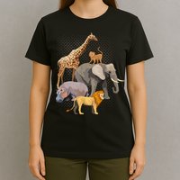 Safari Squad African Safari Animals Funny Zoo Animal Lovers T-Shirt