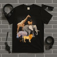 Safari Squad African Safari Animals Funny Zoo Animal Lovers T-Shirt