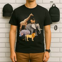 Safari Squad African Safari Animals Funny Zoo Animal Lovers T-Shirt