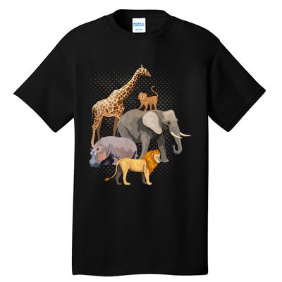 Safari Squad African Safari Animals Funny Zoo Animal Lovers Tall T-Shirt