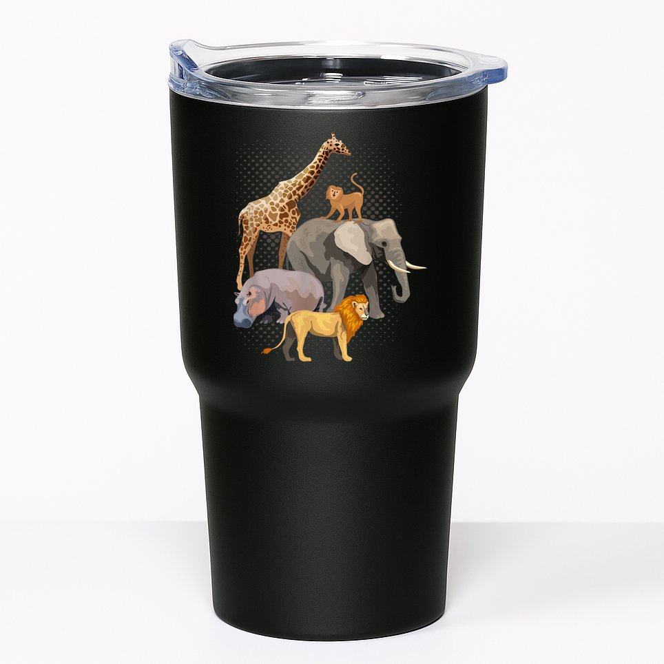 Safari Squad African Safari Animals Funny Zoo Animal Lovers Tumbler