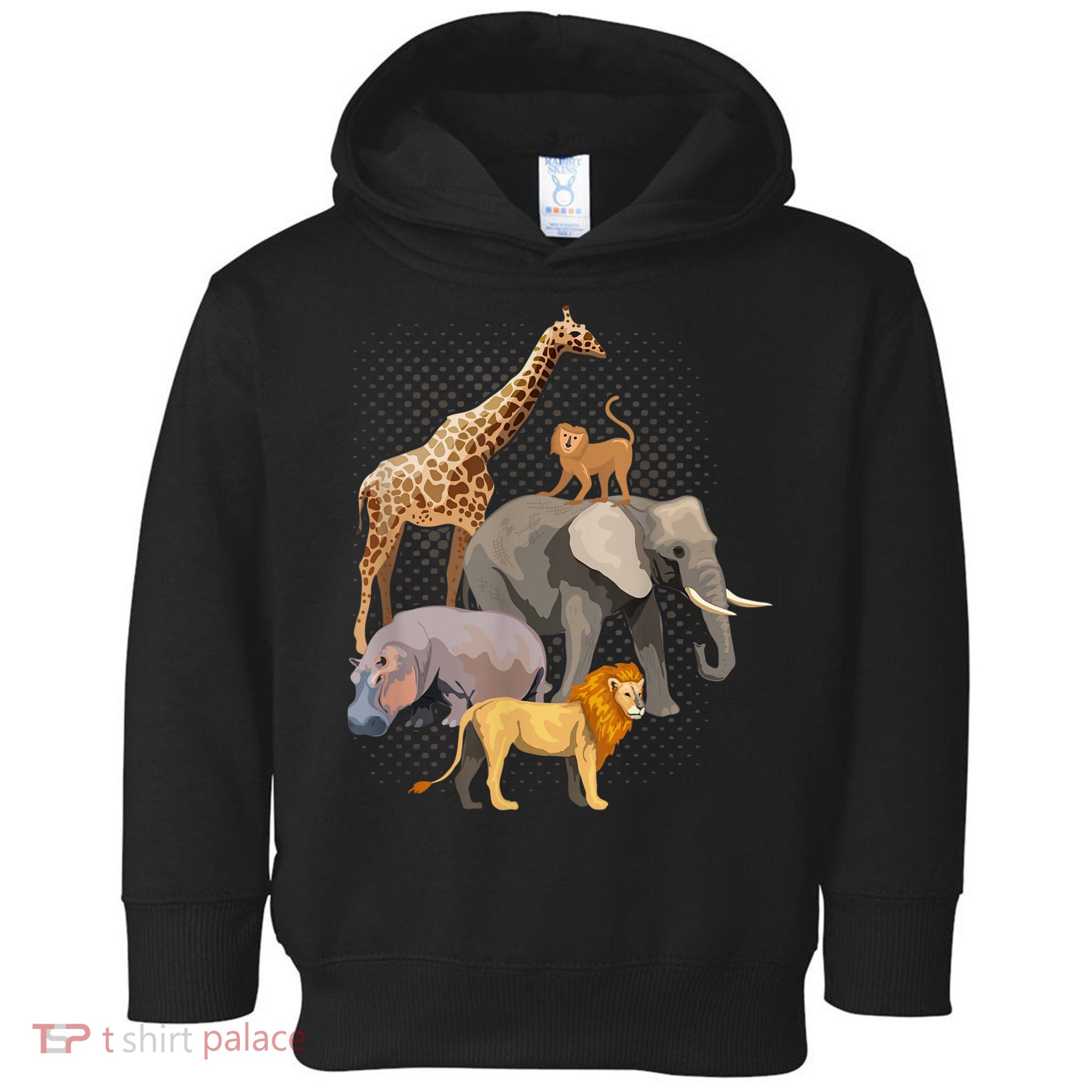 Safari Squad African Safari Animals Funny Zoo Animal Lovers Toddler Hoodie