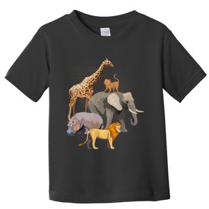 Safari Squad African Safari Animals Funny Zoo Animal Lovers Toddler T-Shirt