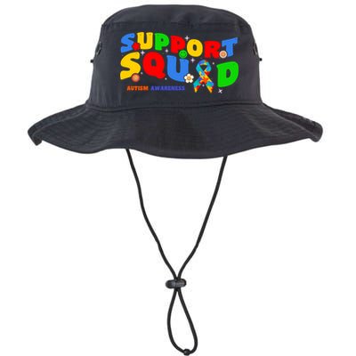 Support Squad Autism Awareness Ribbon Family Cute Gift Bucket Hat