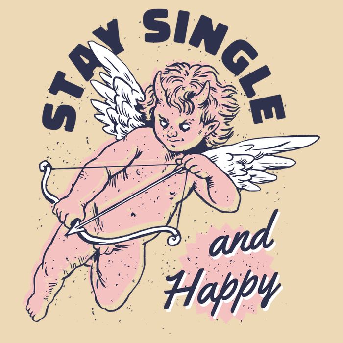 Stay Single And Happy Anti Valentines Day Cupid Zip Tote Bag
