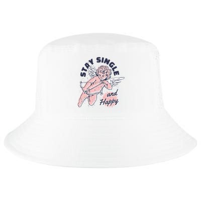 Stay Single And Happy Anti Valentines Day Cupid Cool Comfort Performance Bucket Hat