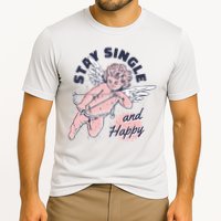 Stay Single And Happy Anti Valentines Day Cupid Cooling Performance Crew T-Shirt