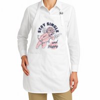 Stay Single And Happy Anti Valentines Day Cupid Apron