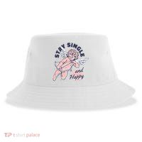 Stay Single And Happy Anti Valentines Day Cupid Sustainable Bucket Hat
