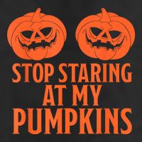 Stop Staring At My Pumpkins Halloween 2024 11oz C Handle Ceramic Mug