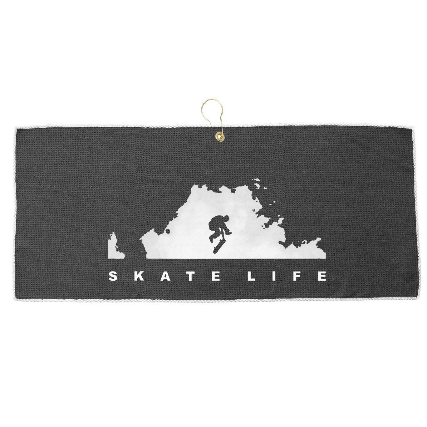 Skateboarding Skateboard Apparel Skateboarder Skateboard Large Microfiber Waffle Golf Towel