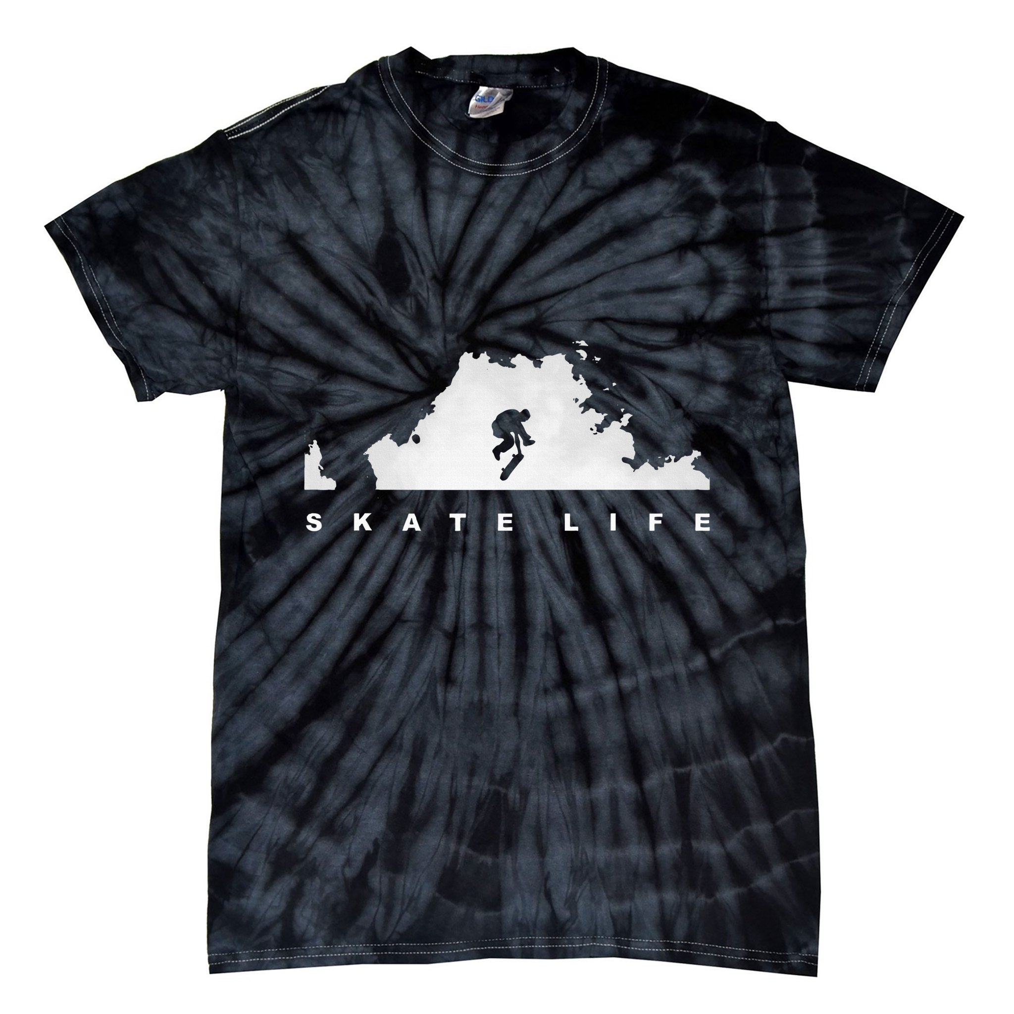 Skateboarding Skateboard Apparel Skateboarder Skateboard Tie-Dye T-Shirt