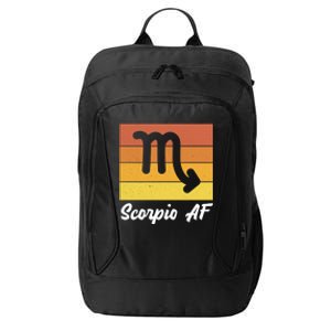 Scorpio S And Zodiac Scorpio Af Gift City Backpack