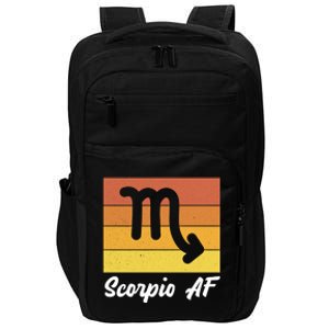 Scorpio S And Zodiac Scorpio Af Gift Impact Tech Backpack