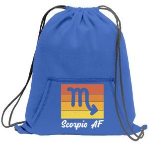 Scorpio S And Zodiac Scorpio Af Gift Sweatshirt Cinch Pack Bag