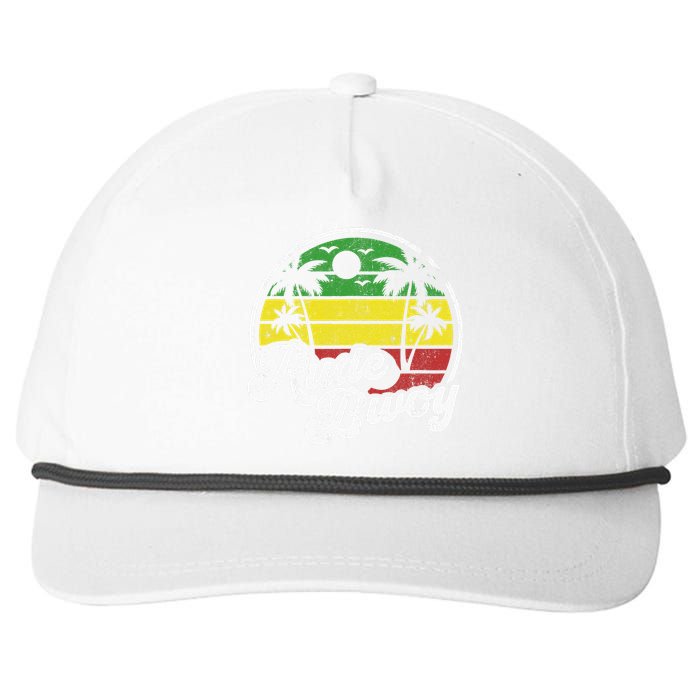 Safari Squad African Vacation Hello Summer Vacay Trip Snapback Five-Panel Rope Hat