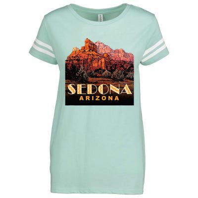 Sedona Sedona Arizona Enza Ladies Jersey Football T-Shirt