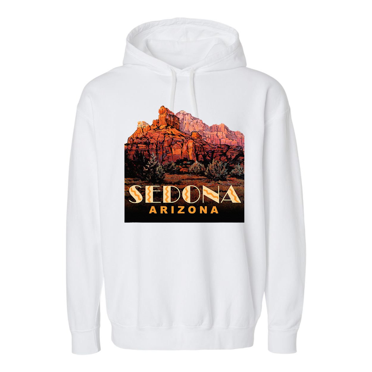 Sedona Sedona Arizona Garment-Dyed Fleece Hoodie