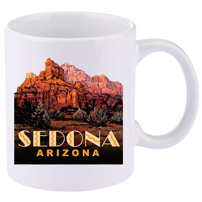 Sedona Sedona Arizona 11oz C Handle Ceramic Mug