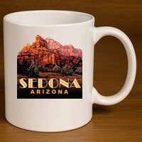 Sedona Sedona Arizona 11oz C Handle Ceramic Mug