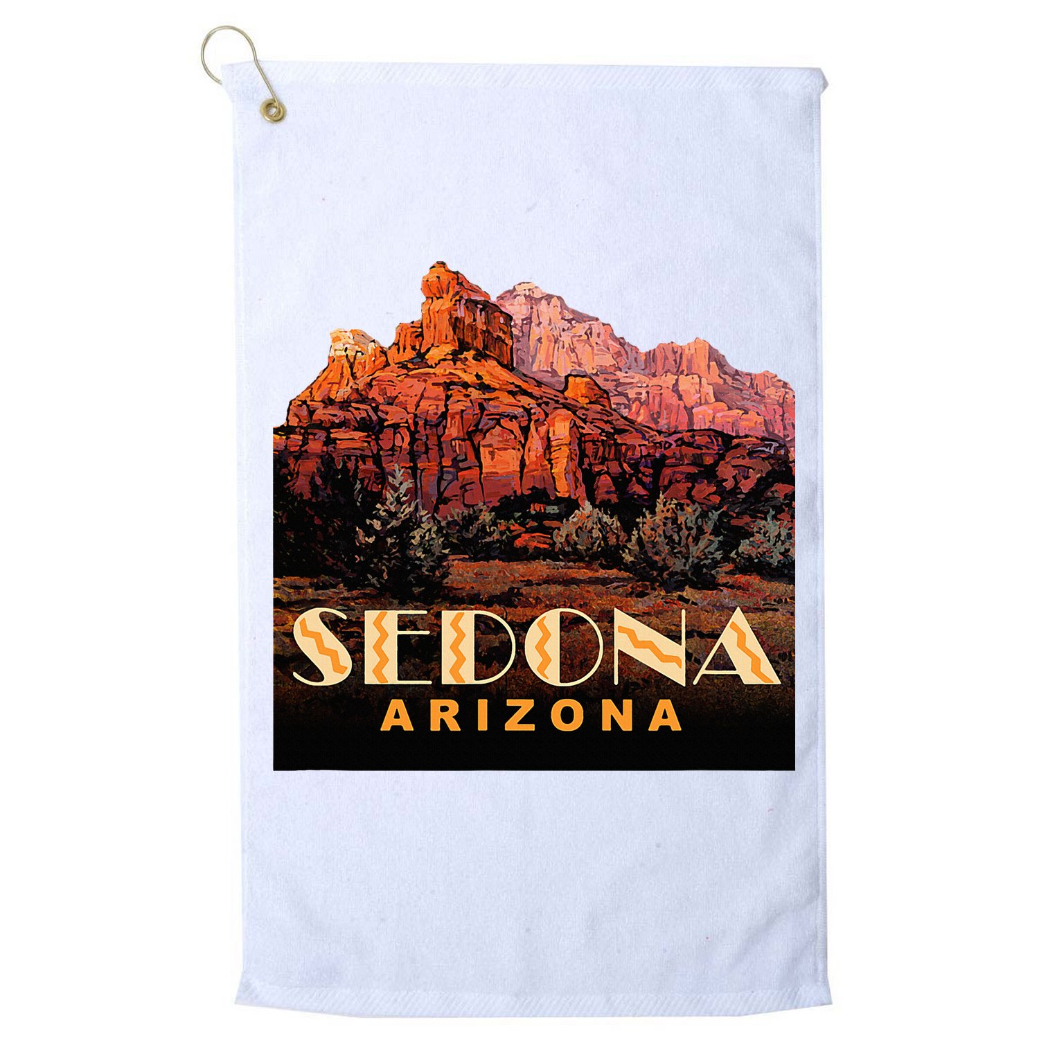 Sedona Sedona Arizona Golf Towel
