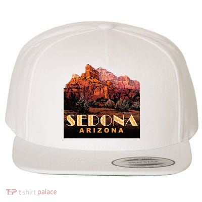 Sedona Sedona Arizona Wool Snapback Cap