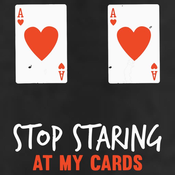 Stop Staring At My Cards Funny Poker Player 15oz Campfire Ceramic Mug