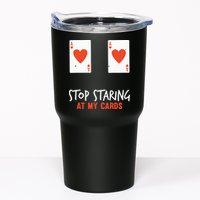 Stop Staring At My Cards Funny Poker Player Tumbler