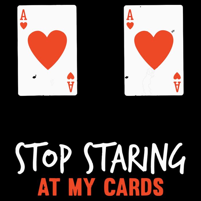 Stop Staring At My Cards Funny Poker Player Cropped Pullover Crew