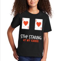 Stop Staring At My Cards Funny Poker Player Kids T-Shirt