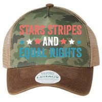 Stars Stripes And Equal Rights 4th Of July Legacy Tie Dye Trucker Hat