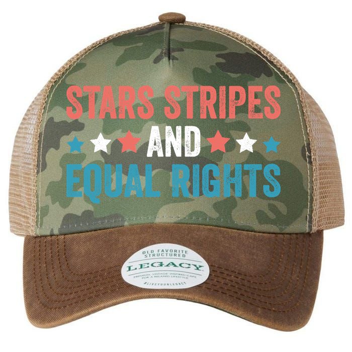 Stars Stripes And Equal Rights 4th Of July Legacy Tie Dye Trucker Hat