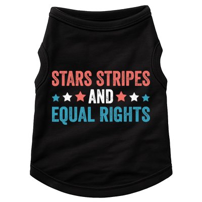 Stars Stripes And Equal Rights 4th Of July Doggie Tank