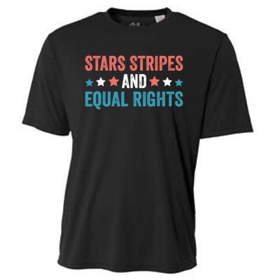 Stars Stripes And Equal Rights 4th Of July Cooling Performance Crew T-Shirt