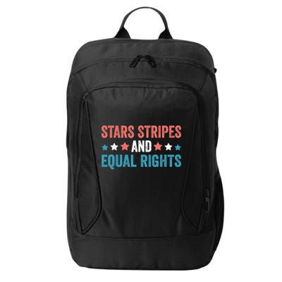 Stars Stripes And Equal Rights 4th Of July City Backpack