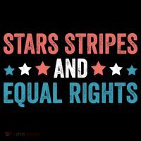 Stars Stripes And Equal Rights 4th Of July Flatbill Hat