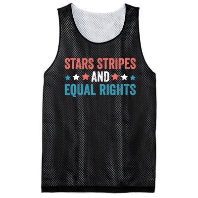 Stars Stripes And Equal Rights 4th Of July Mesh Reversible Basketball Jersey Tank