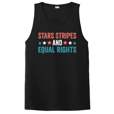 Stars Stripes And Equal Rights 4th Of July PosiCharge Competitor Tank