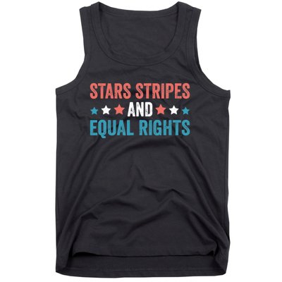 Stars Stripes And Equal Rights 4th Of July Tank Top