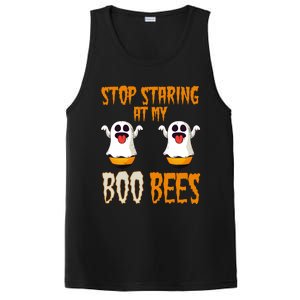 Stop Staring At My Boo Bees Matching Halloween Costume Gift PosiCharge Competitor Tank