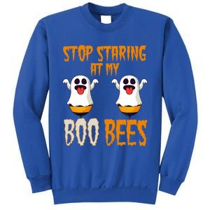 Stop Staring At My Boo Bees Matching Halloween Costume Gift Sweatshirt