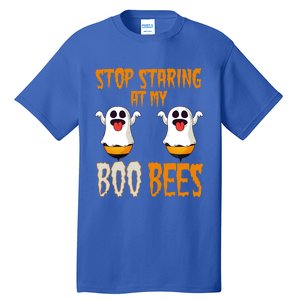 Stop Staring At My Boo Bees Matching Halloween Costume Gift Tall T-Shirt