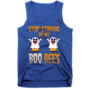 Stop Staring At My Boo Bees Matching Halloween Costume Gift Tank Top