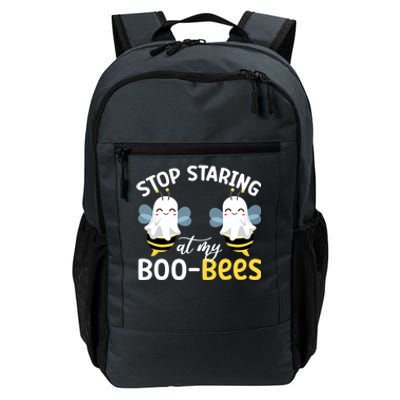 Stop Staring At My BooBees Halloween Boo Bees Funny Funny Gift Daily Commute Backpack